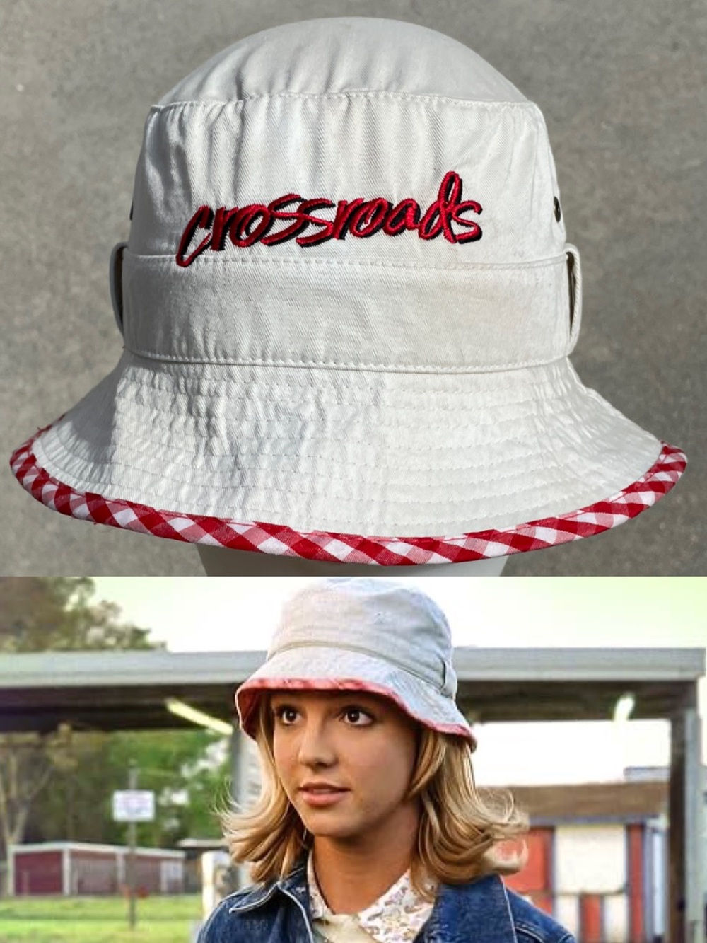 ICONIC Britney Spears 2001 Crossroads MTV Movie Promo Bucket Hat Zoe Saldaña